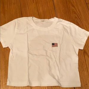 brandy melville american flag top